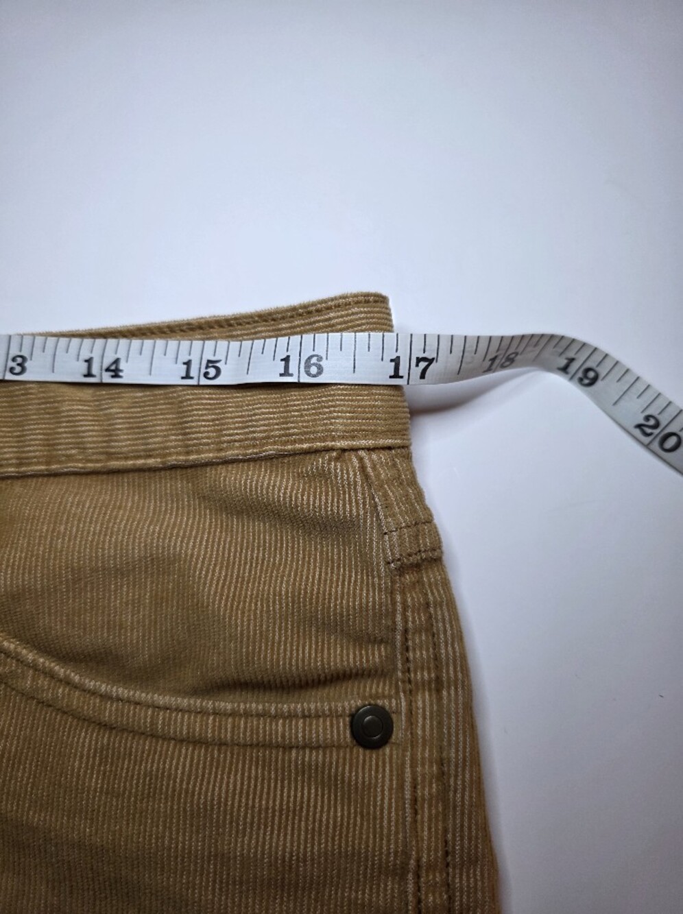 Carve Designs Corduroy Tan Shorts 4” - Picture 3 of 6